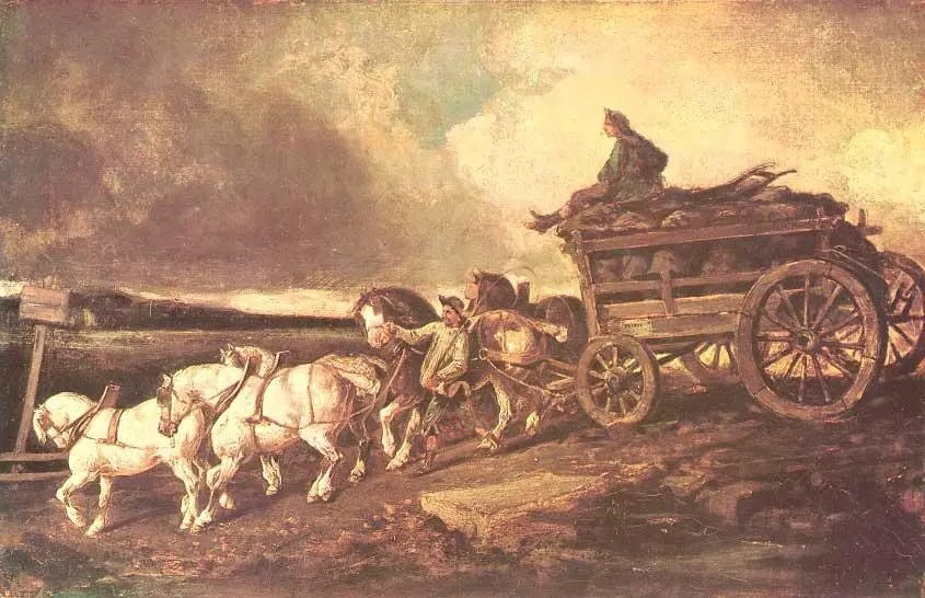 Поезда еще не скоро заменят этот транспорт Картина Теодора Жерико 17911824 - фото 29