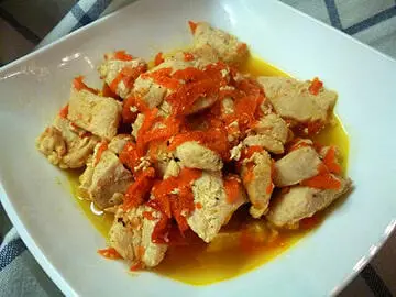 Гуляш из курицы Состав 500 граммов куриной грудки или филе 50 граммов - фото 10