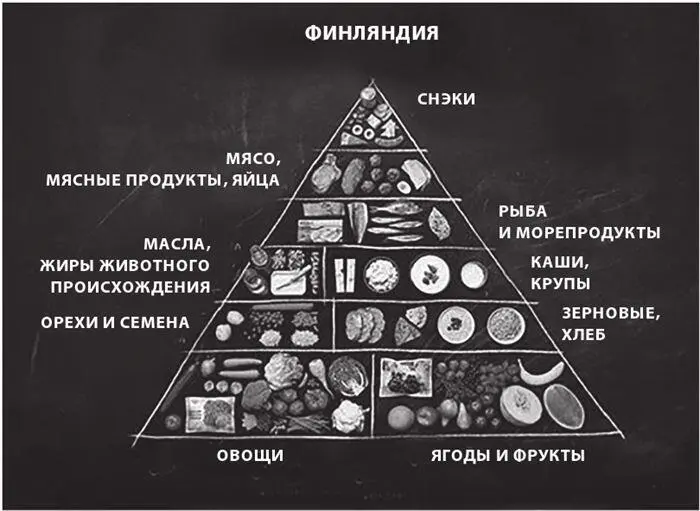 Рис 8Пирамида здорового питания в Финляндии Обратите внимание что в - фото 23