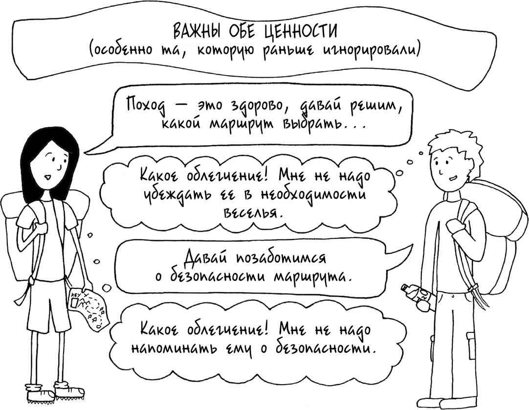 Разговор продолжится и каждый станет принимать во внимание обе ценности - фото 217