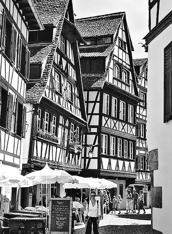 Рис 110 Современный вид Half Timbered Houses Strasbourg Франция а и - фото 19