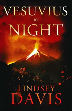 Lindsey Davis Vesuvius by Night обложка книги