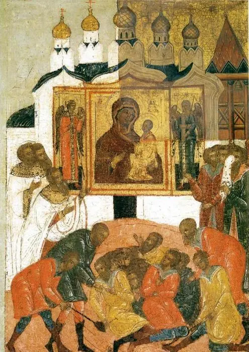 Чудеса от иконы Божией Матери Тихвинской XVII в Молитва первая О Пресвятая - фото 129