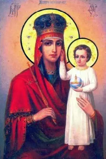 Икона Божией Матери Призри на смирение Эта икона была написана в XIX веке а - фото 147
