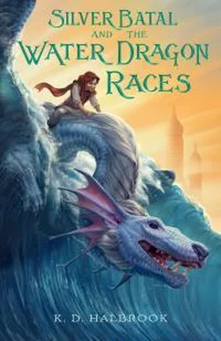 K Halbrook Silver Batal and the Water Dragon Races обложка книги