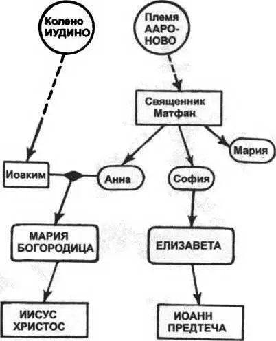 Рис 114 Схема родства наглядно показывающая что Иисус Христос и Иоанн - фото 111