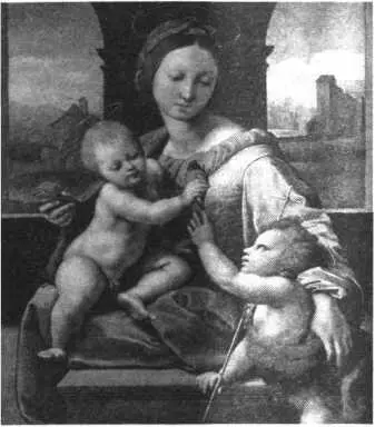 Рис 116 Мария с Иисусом и Иоанном Крестителем Sacra Famiglia соп i santi - фото 112