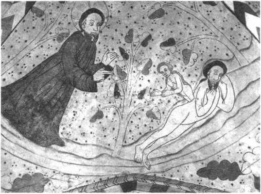 Рис 26 Рождение Евы из разреза на боку Адама Vittskovle Kirke Skane - фото 29