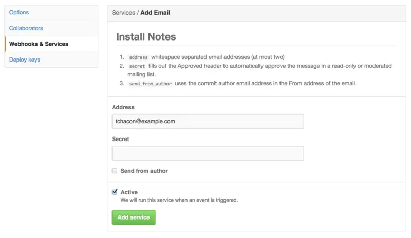 Рисунок 50 Email service configuration In this case if we hit the Add - фото 131