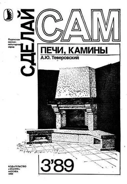 А. Теверовский Печи, камины (Сделай сам №02∙1989) обложка книги