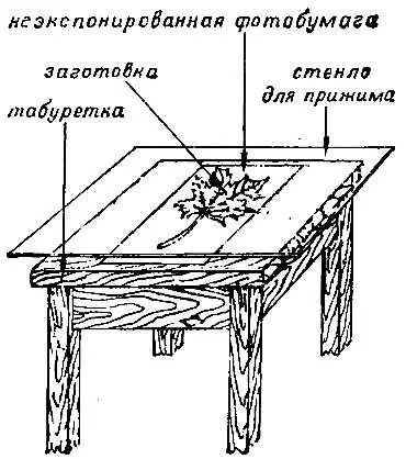 Рис 1 Изготовление фотограммы На бумагу положите заранее приготовленные - фото 32