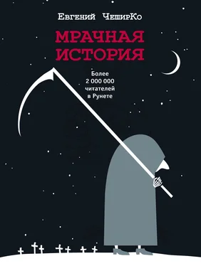 Евгений ЧеширКо Мрачная история обложка книги