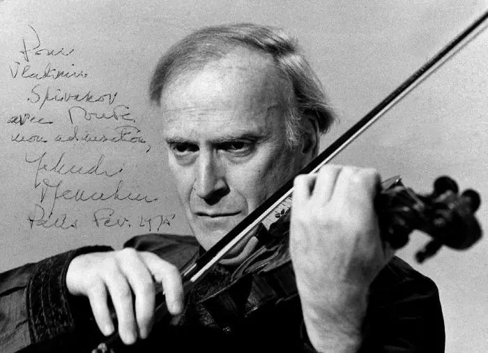 Иегуди Менухин Владимиру со всем моим восхищением 1975 Леонард Бернстайн - фото 35