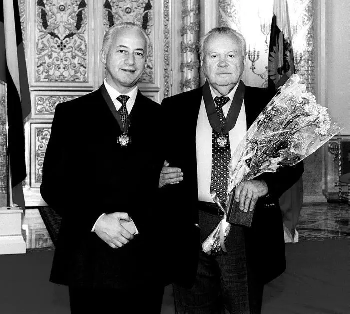 С Евгением Светлановым хранителем русской музыки на вручении ордена За - фото 65