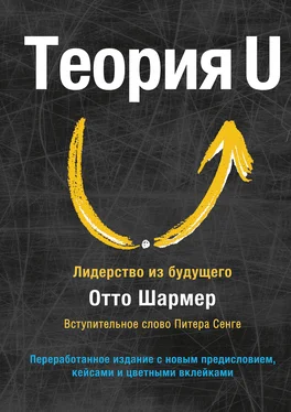 Отто Шармер Теория U. Лидерство из будущего обложка книги