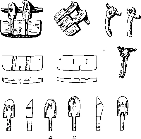 Рис 18 Деревянное монгольское вьючное седло и его детали литических - фото 16