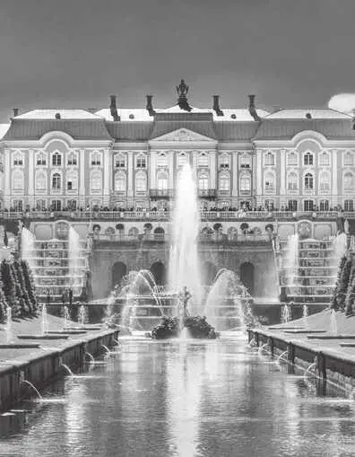 Петергоф Вид на Большой каскад с Морского канала Архитекторы И Браунштейн - фото 34