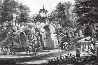 Большой каприз в Царскосельском парке Литография В П Лангера 1820 - фото 65