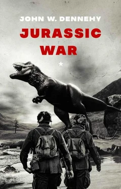 John Dennehy Jurassic War обложка книги
