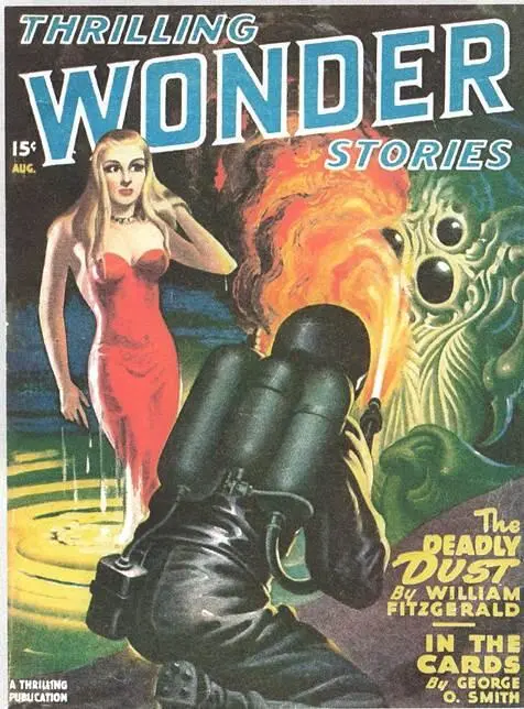Темный рассвет Dark dawn Thrilling Wonder Stories 1947 8 пер - фото 25