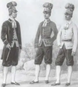 Матросы придворной гребенкой команды 1770 г　 Французский линейный корабль - фото 30
