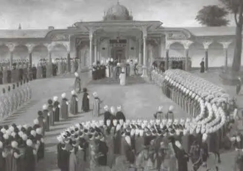 Церемония возведения на трон султана Селима III 1789 г　 Греческие - фото 49