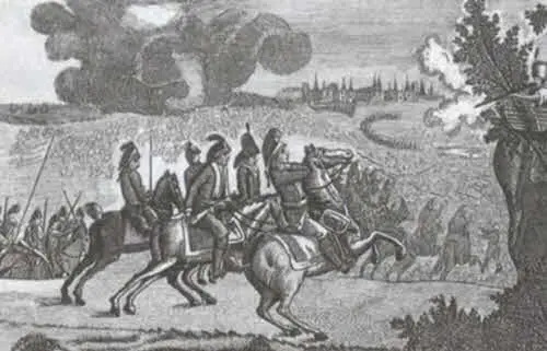 Ранение А В Суворова под Очаковом 27 июля 1788 года Гравюра Конец XVIII в - фото 57
