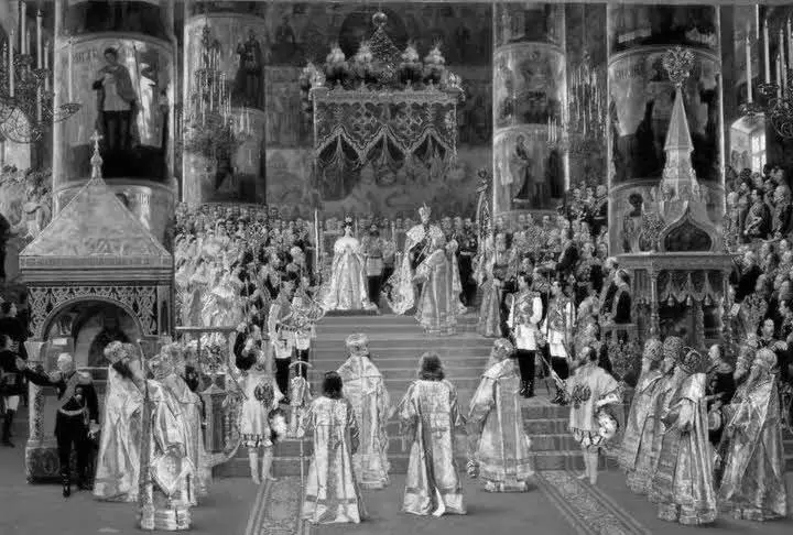 Коронация императора Александра III и императрицы Марии Федоровны Художник Ж - фото 23
