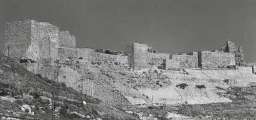 Крепость КракдеМоав Иордания Современный вид Мечеть АльХанака в - фото 35