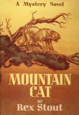 Rex Stout The Mountain Cat обложка книги