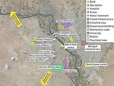 Экономическая карта Мосула Источник RAND Corporation When the Islamic State - фото 4