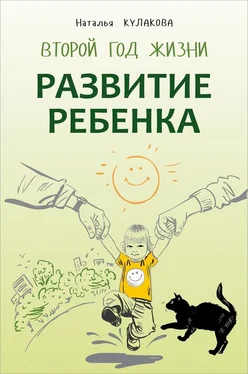 Наталья Кулакова Развитие ребенка. Второй год жизни. Практический курс для родителей обложка книги