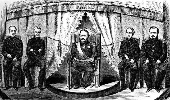 Высшее руководство Парагвая в 1864 году Слева направо глава государственного - фото 12