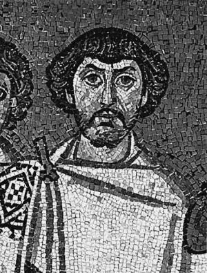 Портрет полководца Велизария на равеннской мозаике Утопив бунт в крови - фото 27