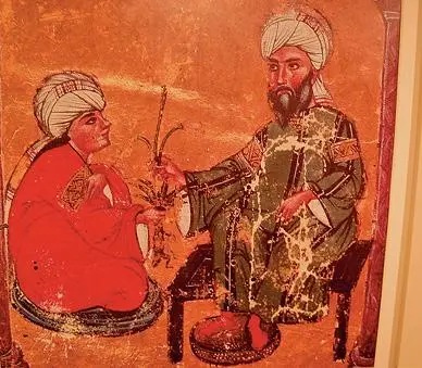 В медресе Фрагмент старинной росписи Шейх призывал к единобожию и чистому - фото 34