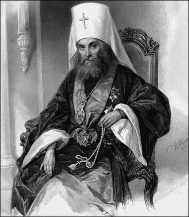 Митрополит Филарет Дроздов Художник ВИ Гау 1854 г В Петербурге издавна - фото 13