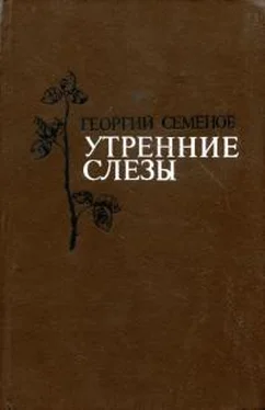 Георгий Семёнов Утренние слезы обложка книги