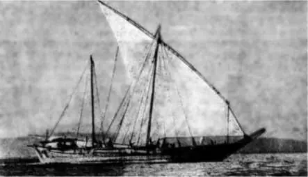 Рис 7 Парусное судно в Индийском океане Согласно Брюсу корабль шитый - фото 8
