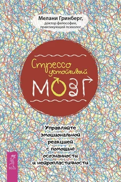 Мелани Гринберг Стрессоустойчивый мозг. Управляйте эмоциональной реакцией с помощью осознанности обложка книги