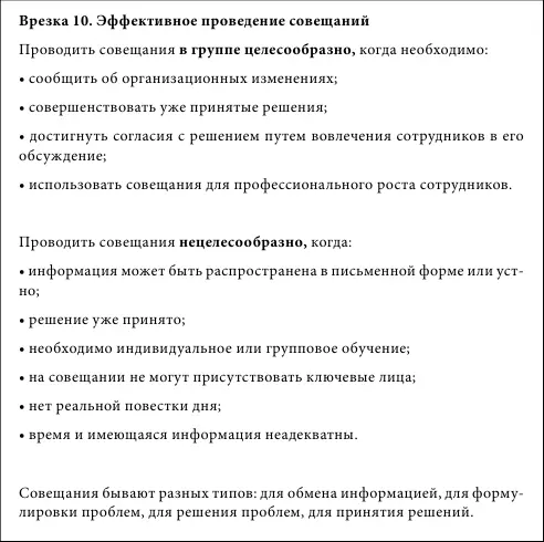 Еженедельные совещания менеджеров с руководителем структуры включают в себя - фото 33