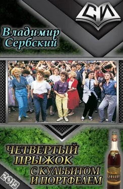 Владимир Сербский Четвёртый прыжок с кульбитом и портфелем обложка книги