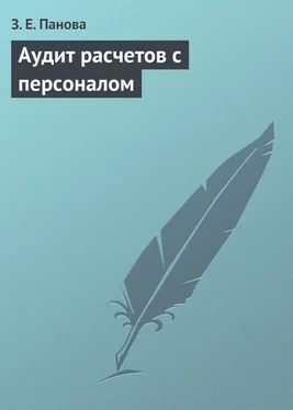 Зинаида Панова Аудит расчетов с персоналом обложка книги