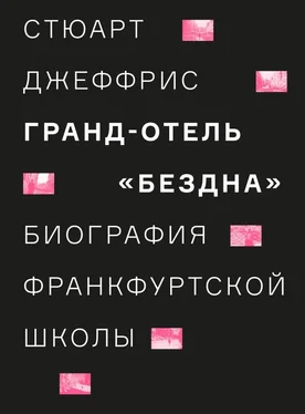 Стюарт Джеффрис Гранд-отель «Бездна». Биография Франкфуртской школы обложка книги