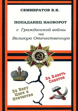 Владимир Семибратов Попаданец наоборот. С Гражданской войны на Великую Отечественную обложка книги