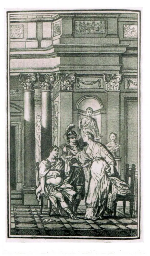 Береника д V явл 7 Гравюра Ланперёра по рис Жака де Сэв Ифигения - фото 4