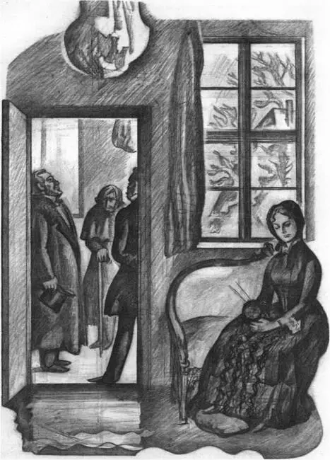 Глава вторая Дверь открытая в комнату покойницы позволяла видеть молящуюся - фото 15