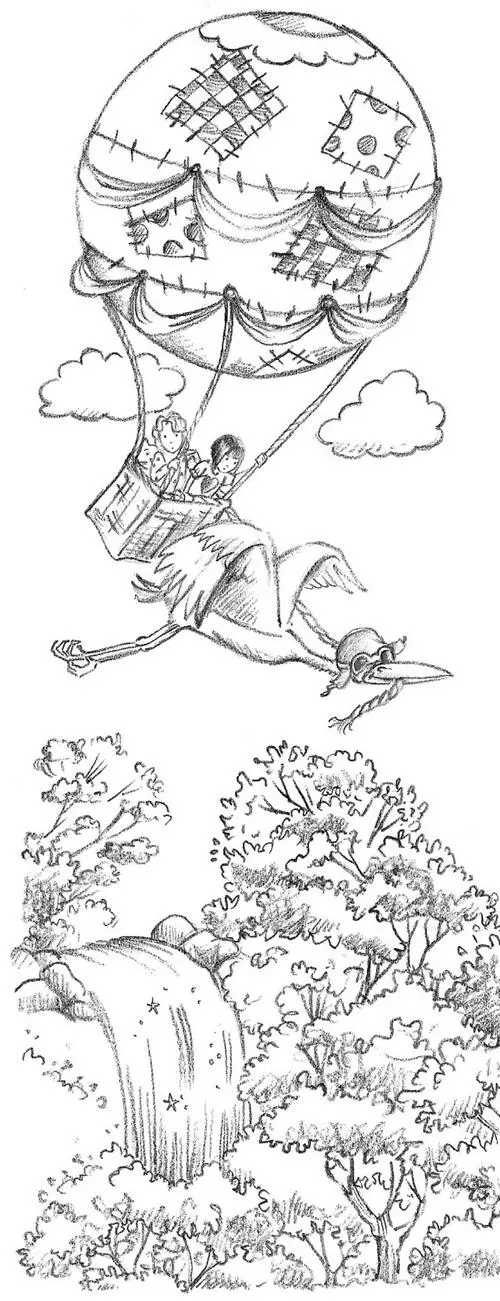 Aces great wings rose and fell lazily as he flew alongside the balloon with - фото 18