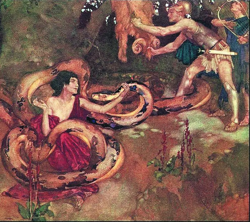 Медея Ясон Орфей и Дракон Уильям Рассел Флинт 1910 Охота на - фото 33