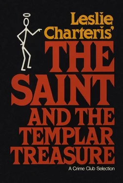 Лесли Чартерис The Saint and the Templar Treasure обложка книги