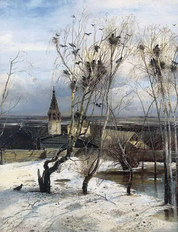 А К Саврасов Грачи прилетели 1871 г Содержание Глава 1 Прелюдия - фото 55